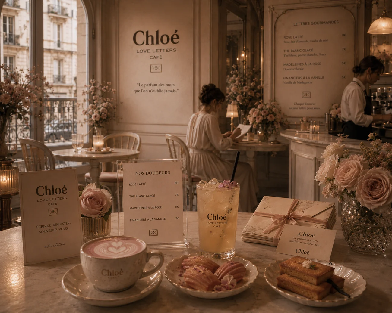 Café sensoriel Chloé Love Letters