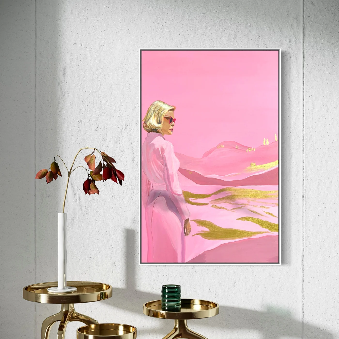 Peinture rose par Sirine Siena